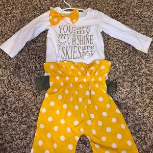NWOT 3 Piece PatPat Outfit size 6-12 months